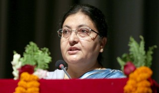 महामारीलाई प्रगतिको बाधक बन्न दिन हुदैनः राष्ट्रपति भण्डारी