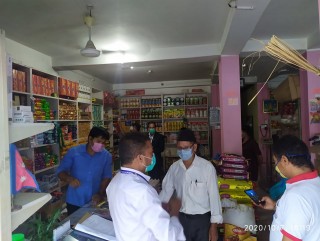 आँबुखैरेनी गाउँपालिकाद्वारा बजार अनुगमन सुरु