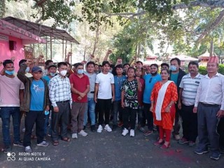 नेकपाको भातृ संगठन युवा संघ आँबुखैरेनी ४ को अध्यक्षमा शिव गुरुङ चयन