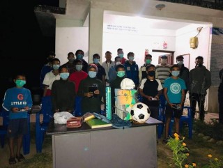 लियो क्लब अफ आँबुखैरेनी सिटीद्वारा बाल गृहका ८ बालबालिकालाई स्टेशनरी तथा खेलकुद सामाग्री बितरण