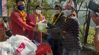कालिखोलाको देविभञ्ज्याङ आधारभुत विद्यालयमा हेल्पकोड नेपालद्वारा भान्छाघर निर्माण