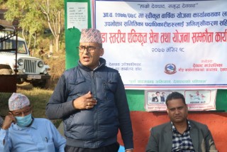 देवघाटमा वडामै पुगि उपभोक्ता समितिहरुलाई योजना अभिमुखिकरण र सम्झौता