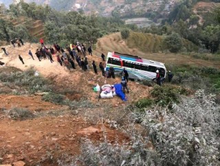गोरखाको तान्द्राङमा रात्रीबस दुर्घटना, ५ जना गम्भिर घाईते