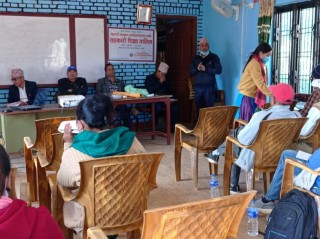 देवघाट गाउँपालिकाद्वारा गाउँपालिका भित्रका सहकारी संस्थाका पदाधिकारीहरुको लागि सहकारी शिक्षा तालिम सुरु