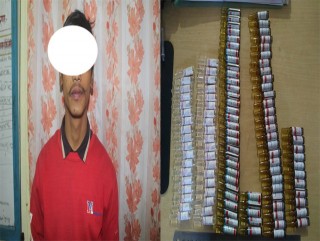 अवैध लागु औषध सहित गोरखामा एक युवा पक्राउ