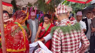 बाग्लुङको बरेङ गाउँपालिकाले नव विवाहित बुहारीलाई सम्मान गर्ने