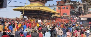 मनकामना माईको दर्शनका लागि आउने दर्शनार्थी बढ्यो, आज एकै दिन ४५०० चढे केवलकार