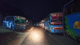 मुग्लिन-नौबिसे सडक रातभर अवरुद्ध