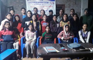 आमाको माया छात्रावासमा आश्रितलाई लायन्स क्लब अफ चितवन सेन्ट्रलद्वारा खाद्यान्न वितरण