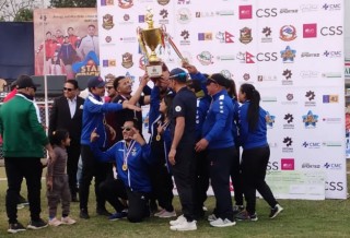 निर्माणधिन अन्तराष्ट्रिय क्रिकेट रंगाशालाको सहयोगार्थ कलाकार र खेलाडी बिचको मैत्रीपूर्ण क्रिकेट प्रतियोगिता टिम सुन्तली ‘ए’ ले जित्यो