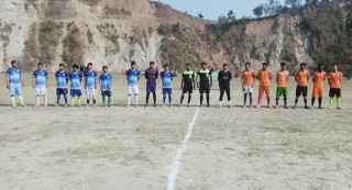 आँबुखैरेनी रंगशाला कप सेभेन ए साइड नकआउट फटबल प्रतियोगितामा आज सेमफाइनल र फाईनल खेल हुने