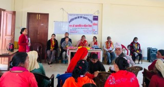 अन्तराष्ट्रिय  श्रमिक महिला दिवस गोरखा बुंकोटमा मनाईयो