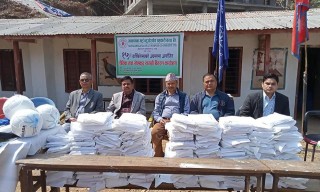 आँबुखैरेनीको मनकामना माई सहकारीको बार्षिक उत्सवमा भाँगेको छिम्केश्वरी माविका विद्यार्थीहरुलाई शैक्षिक तथा खेलकुद सामाग्री वितरण 
