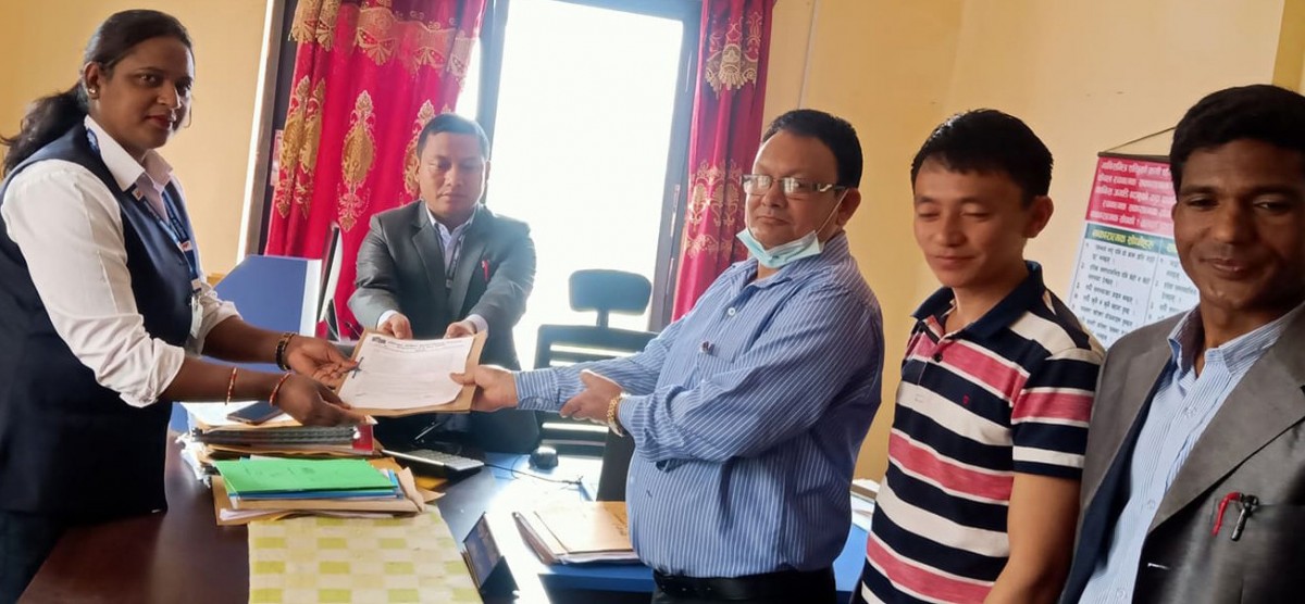 एकीकृत अखिल नेपाल शिक्षक संगठनद्वारा इच्छाकामना गाउँपालिकामा बुझायो ज्ञापन पत्र