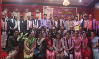 आँबुखैरेनी स्रष्टा समाजद्वारा ६ जना सम्मानित 