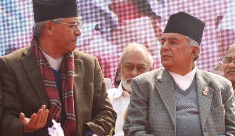 देउवा र पौडेल बिच सार्वजनिक कार्यक्रममा भनाभन