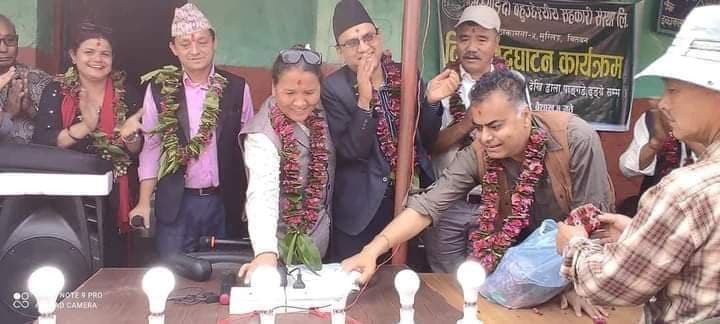 चनौटे देखि तल्लो ढुङ्ग्रेसम्म बिजुली पुग्यो, चण्डिभञ्ज्याङबासीले देखेको एक दशक अघिको सपना पुरा 