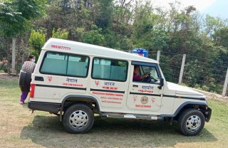 गोरखा गण्डकी गाउँपालिकाको घ्याल्चोकमा पहिलो पटक एम्बुलेन्स सेवा सुरु