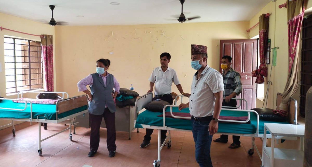 कोरोना संक्रमितको उपचारका लागि गाउँ गाउँमा आईसोलेसन सेन्टर बनाउदै इच्छाकामना 