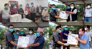 लक्ष्मणबाबु ट्रष्टद्वारा इच्छाकामना र शहिद लखन गाउँपालिकाका ६ वटा स्वास्थ्य संस्थालाई अक्सिजन कन्सन्ट्रेटर सहयोग