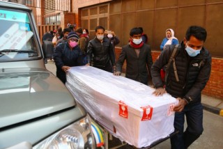 निगमको वाइडबडि जहाजले मलेयसियाबाट ३४ शव नेपाल ल्यायो