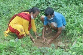 देवघाटको कालिका सामुदायिक वनद्वारा पाँच सय विरुवा बृक्षारोपण