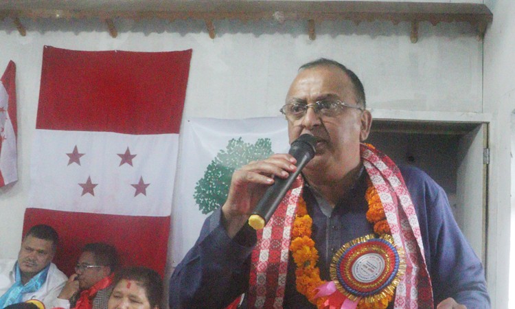 मुग्लिन पुलजीप–घुमाउने मोटरमार्ग वैकल्पिक मार्गको रुपमा विकाश गर्न हाम्रो प्राथमिकतामा छः कांग्रेस नेता शंकर भण्डारी