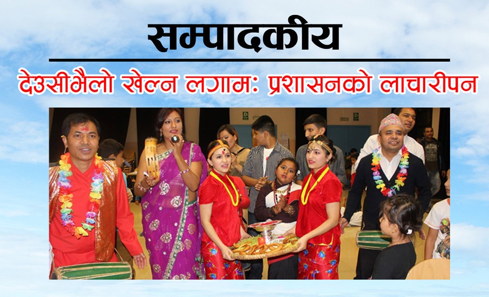 देउसीभैलो खेल्न लगामः प्रशासनको लाचारीपन