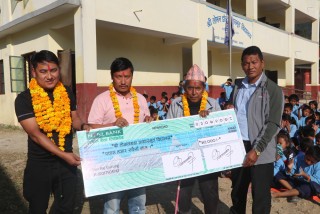 इच्छाकामना न्युजका सम्पादक देवराज गुरुङद्वारा स्वर्गीय हजुरवुवाको नाममा ५० हजार राशीको अक्षयकोष स्थापना