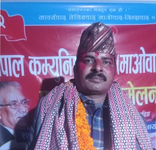 नेकपा माओवादी केन्द्र बेनीघाट रोराङको अध्यक्षमा  राजेन्द्रप्रसाद कडेँल निर्वाचित
