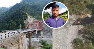 वडाध्यक्ष जिवन गुरुङको चर्को दबाब पछि बल्ल फिस्लिङ–भुम्लिचोक जोड्ने पुलको बाँकी कच्ची सडकको निर्माण सुरु