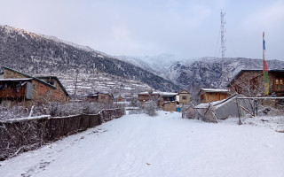 हुम्लामा तीन फिटसम्म हिमपात : हिउँ जम्न थाल्याे, जनजीवन प्रभावित
