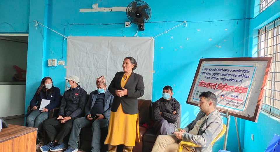 इच्छाकामना गाउँपालिकाद्वारा सुकुम्बासीहरुको निवेदन फाराम विवरण प्रणालीमा प्रविष्ट गर्ने कार्य आजदेखि सुरु