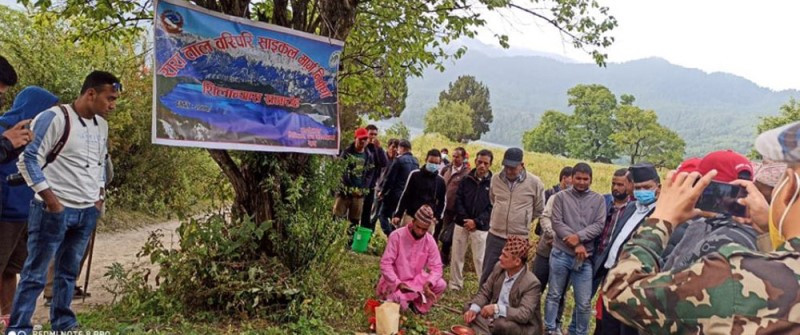 रारा साइकल मार्ग निर्माणमा कमिसनको चलखेल भएको आरोप