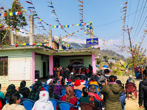 शहिद लखन गाउँपालिकाको घैरुङमा पालिका स्तरीय प्रहरी कार्यालय स्थापना, अध्यक्ष थापाद्वारा उद्घाटन
