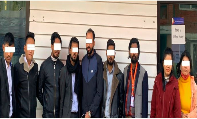 जागिरको लगाईदिने भन्दै भन्दै फारम भराएर पैसा असुल्ने तर जागिर नदिने ९ जना पक्राउ