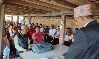 गोरखाको गण्डकी गाउँपालिकामा सार्वजनिक सुनुवाई कार्यक्रम