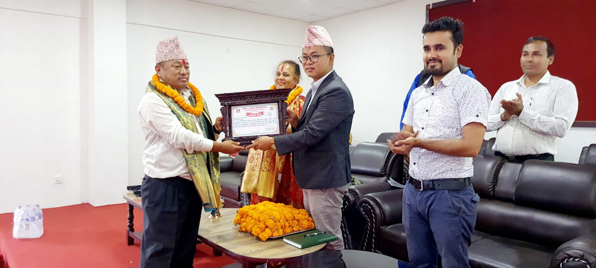 गोरखाको शहिद लखन गाउँपालिकाद्वारा राजिनामा दिएका जनप्रतिनिधीहरुलाई विदाई