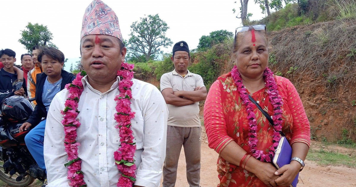 गोरखाको शहिद लखनमा माओवादी केन्द्रबाट अध्यक्षमा रमेश थापा र उपाध्यक्ष इन्दिरा तिवारी पुनः निर्वाचित 