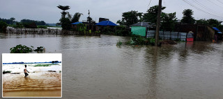 मोरङमा बाढीमा परि एक जनाको मृत्यु, तीन हजारभन्दा बढी परिवार विस्थापित 