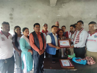 बेनिघाट रोराङका अध्यक्ष थपलिया, उपाध्यक्ष श्रेष्ठ र ४ नं. वडाका वडाध्यक्ष मगर सम्मानित