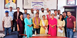 गितल प्रतिष्ठान तथा नाटक मञ्च तनहुँको अध्यक्षमा पुनः आकाश अधिकारी निर्वाचित