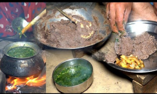 कोदोको ढिँडो र सिस्नुको तरकारीको स्वाद पस्कँदै नवलपुरको गुरुङ घरवास