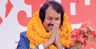 मधेसी भाषामा सपथ लिएको विरोधमा सिके राउतकै निर्वाचन क्षेत्रमा पुतला दहन