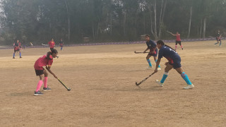 धनुषामा राष्ट्रिय महिला हक्की प्रतियोगिता सुरु