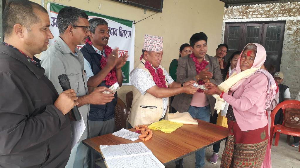 गोरखाको शहिद लखन गाउँपालिकामा उत्पादनमा आधारित अनुदान वितरण सुरु