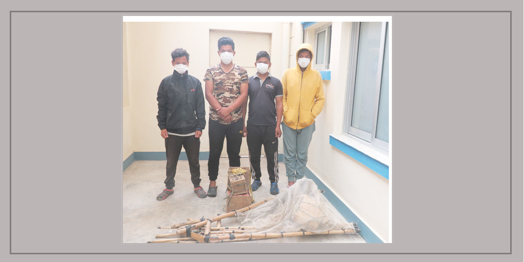 गोरखाको दरौदी नदीमा करेन्ट लगाई माछा मार्ने ४ जना पक्राउ
