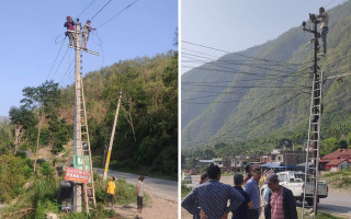 चितवनको इच्छाकामना र गोरखाको गण्डकी आसपास भोली र पर्सी बिजुली अवरुद्ध हुने