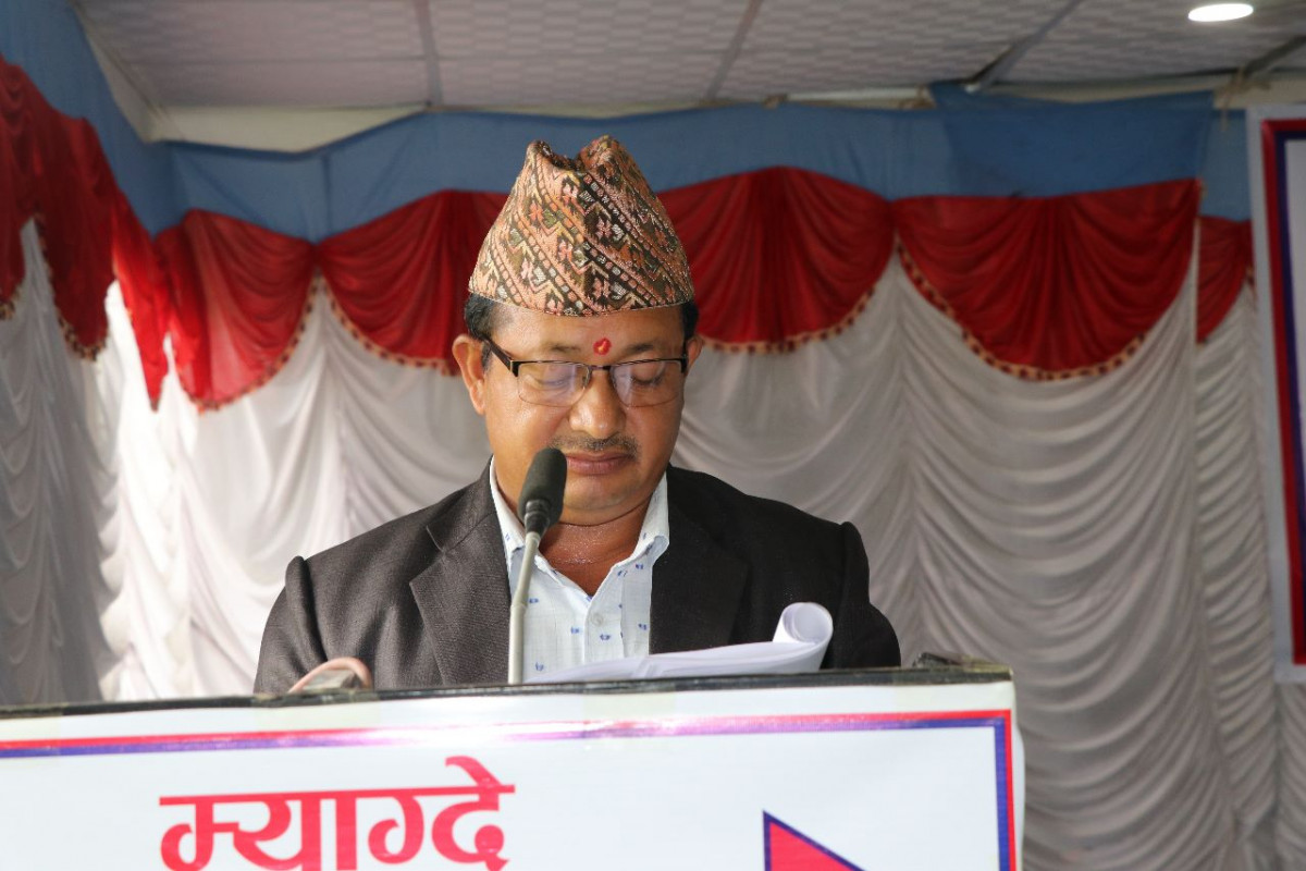 म्याग्दे गाँउपालिकाको वजेट ५५ करोड ५३ लाख ५० हजार