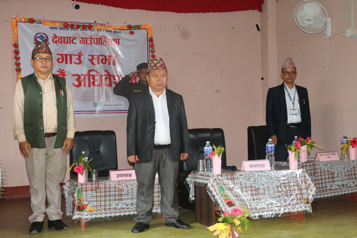 देवघाट गाउँपालिकाको बजेट संसोधन सहित पारित, नयाँ बजेट ५२ करोड ५१ हजार
